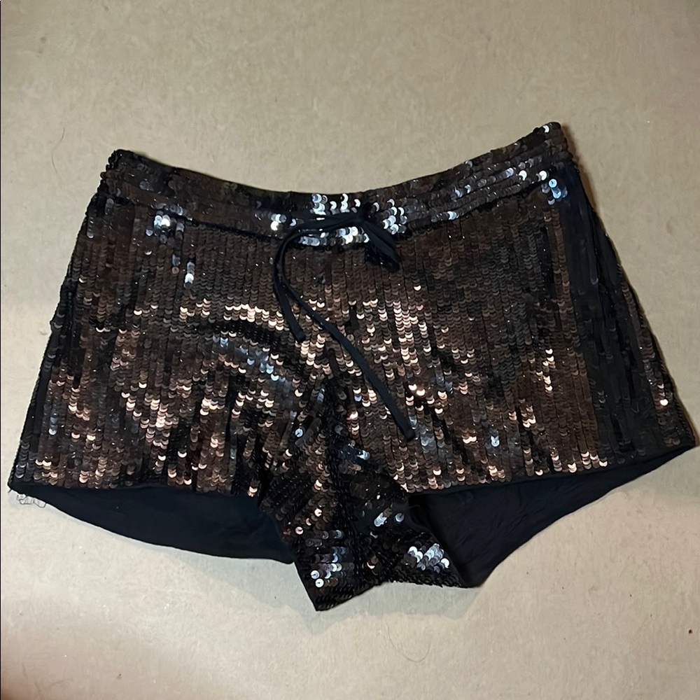 Gryphon Black Sequin Women's Shorts